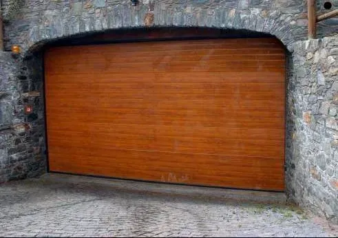 Porte garage bois