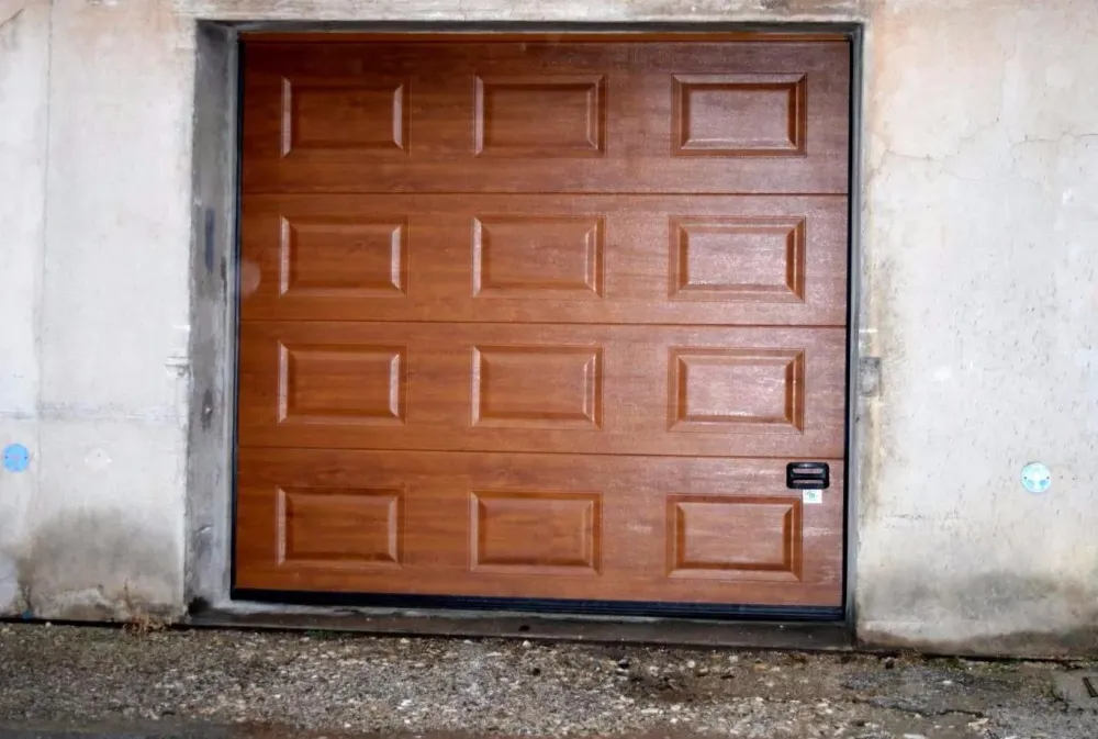 Porte garage bois travaille